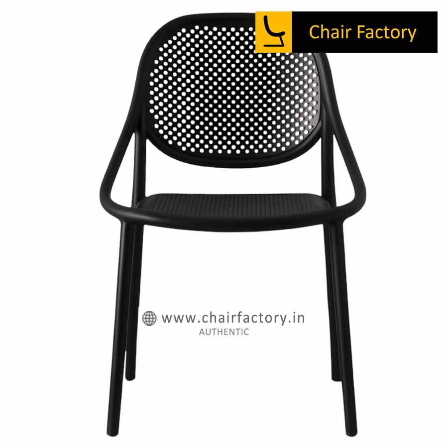 TENZO BLACK CAFE CHAIR 